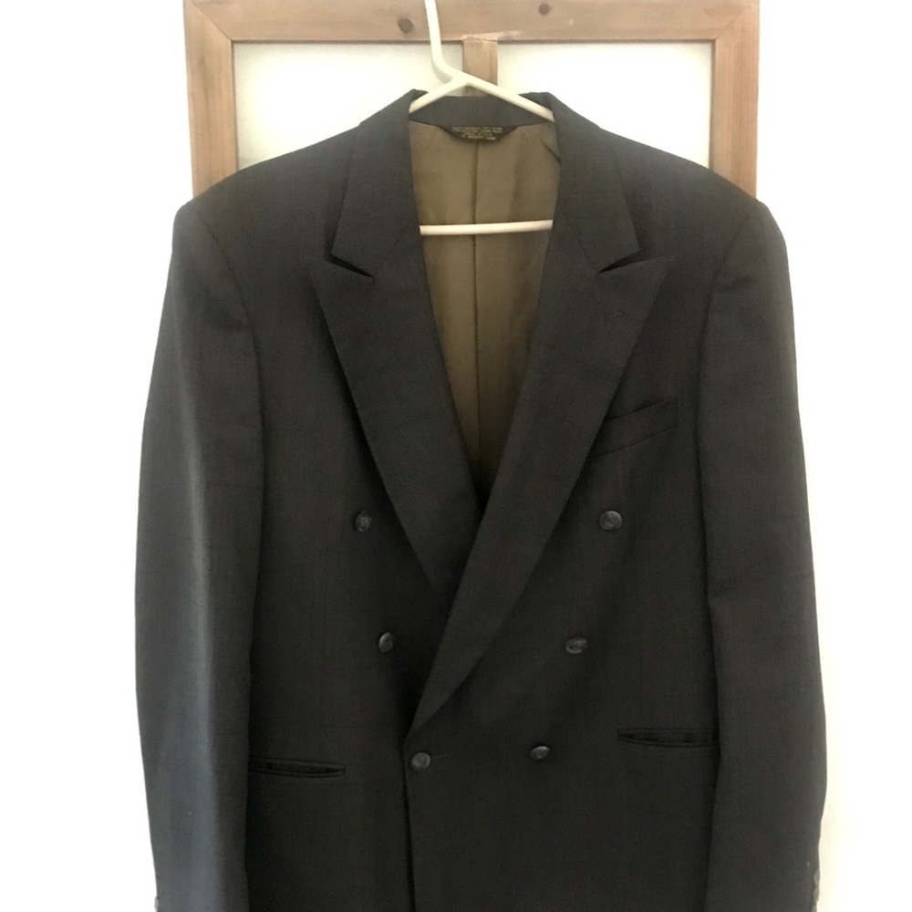 Mens suit jacket Strathmore USA 100% wool 42 Long